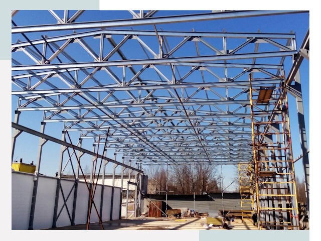 Строительство цехов в Брянск от 645 руб. под ключ