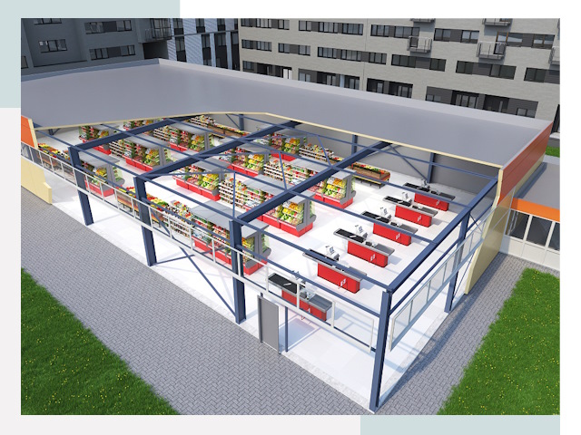 Строительство магазинов в Брянск от 645 руб. за м²