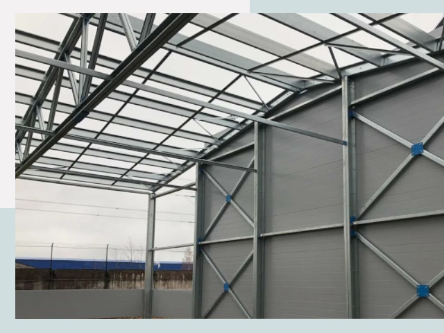 Каркасные ангары от СтальСтрой-Бнк по цене от 645 руб.