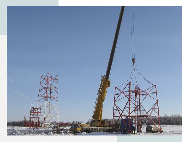 Монтаж вышек связи в Брянске