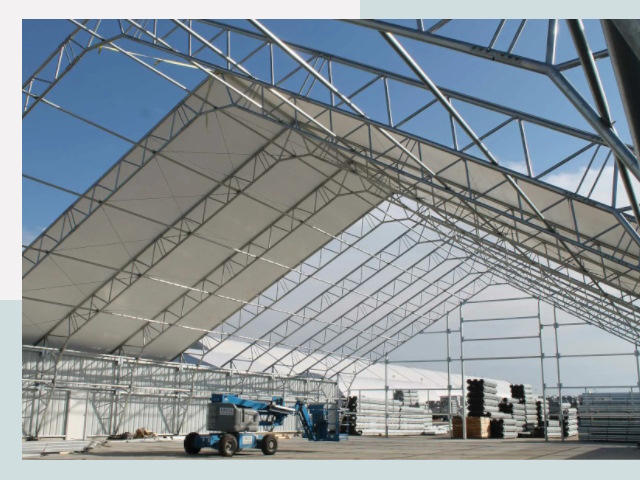 Каркасно-тентовые сооружения от СтальСтрой-Бнк по цене 645 руб.