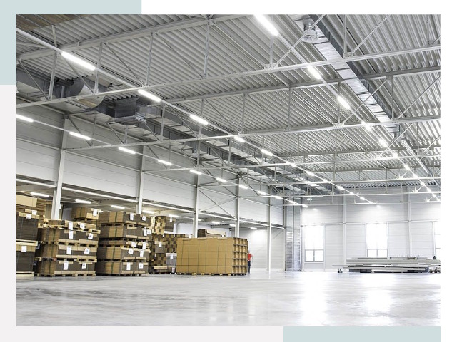 Освещение ангаров в Брянске