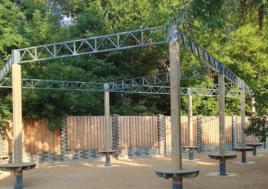 Терраса из металлоконструкций под ключ, проектирование, изготовление и монтаж от СтальСтрой-Бнк